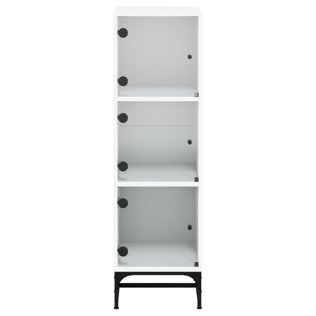 Highboard With Glass Doors 35X37X120 Cm