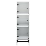 Highboard With Glass Doors 35X37X120 Cm
