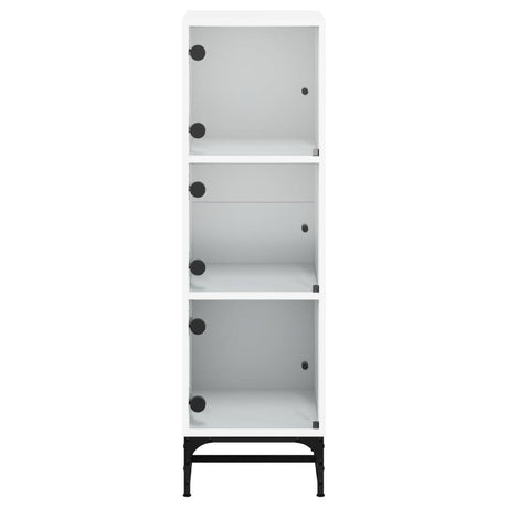 Highboard With Glass Doors 35X37X120 Cm