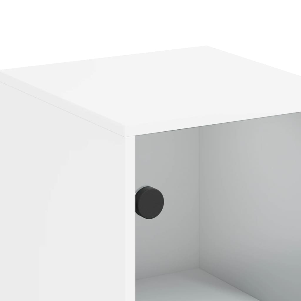 Highboard With Glass Doors 35X37X120 Cm