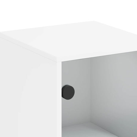 Highboard With Glass Doors 35X37X120 Cm