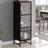 Highboard With Glass Doors 35X37X120 Cm