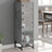 Highboard With Glass Doors 35X37X120 Cm