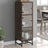 Highboard With Glass Doors 35X37X120 Cm