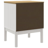 Bedside Cabinet Floro 45X39X57 Cm Solid Wood Pine