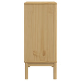 Chest of Drawers FLORO Wax Brown Solid Wood Pine