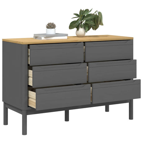 Chest Of Drawers Floro Solid Wood Pine