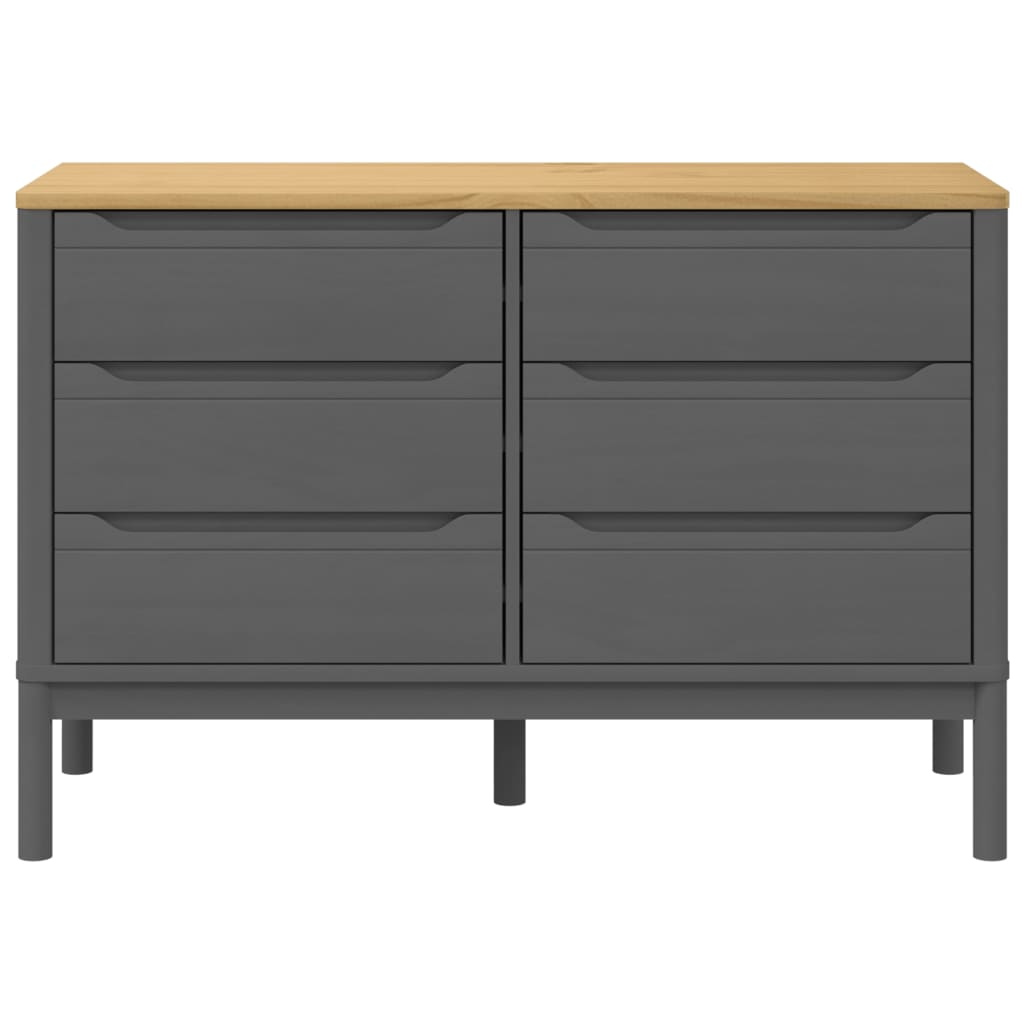 Chest Of Drawers Floro Solid Wood Pine