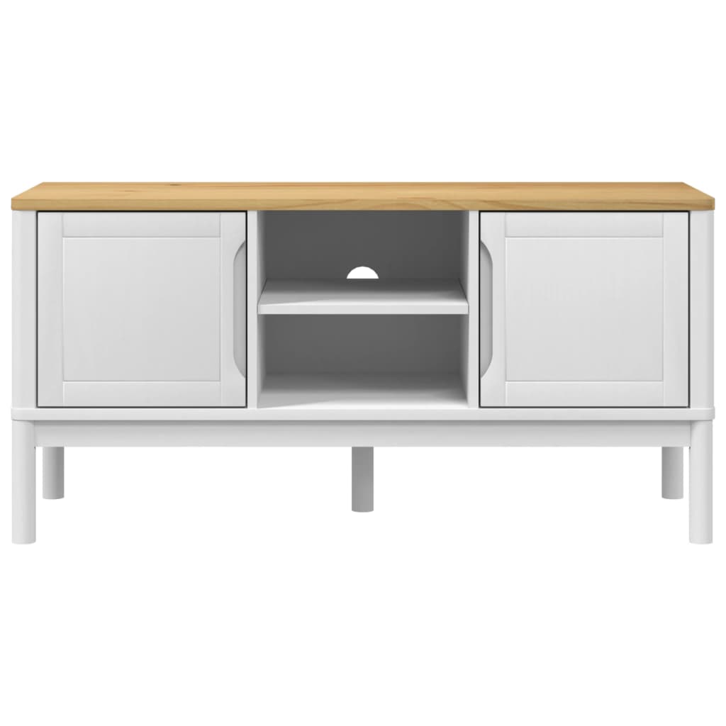 Tv Cabinet Floro 114X43X55 Cm Solid Wood Pine