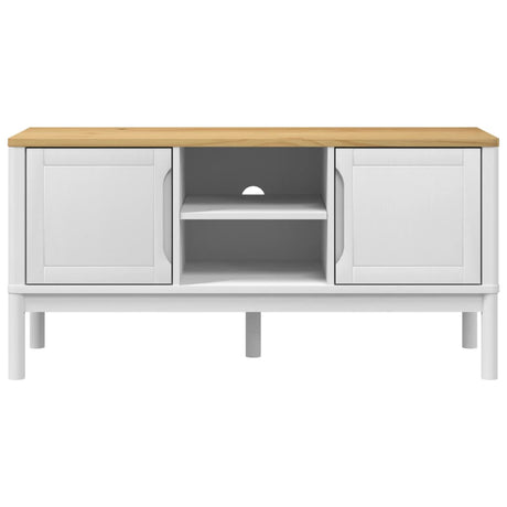 Tv Cabinet Floro 114X43X55 Cm Solid Wood Pine