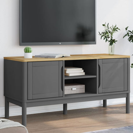 Tv Cabinet Floro 114X43X55 Cm Solid Wood Pine