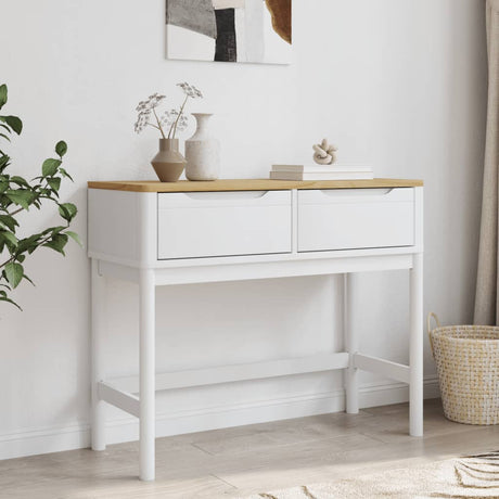 Console Table Floro 89.5X36.5X73 Cm Solid Wood Pine
