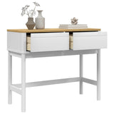 Console Table Floro 89.5X36.5X73 Cm Solid Wood Pine