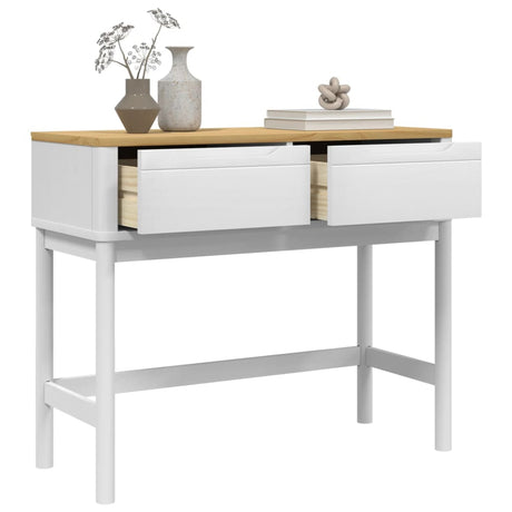 Console Table Floro 89.5X36.5X73 Cm Solid Wood Pine