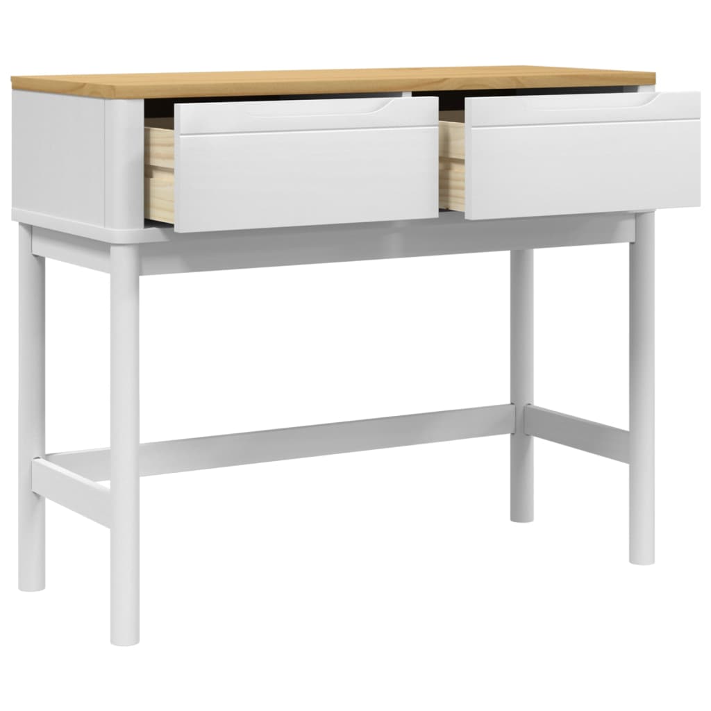 Console Table Floro 89.5X36.5X73 Cm Solid Wood Pine