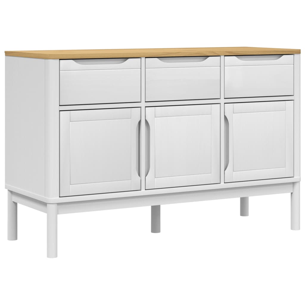Sideboard Floro 114X43X74 Cm Solid Wood Pine
