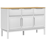 Sideboard Floro 114X43X74 Cm Solid Wood Pine