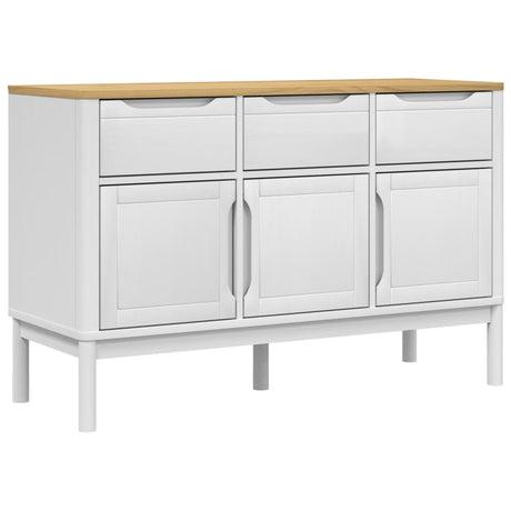 Sideboard Floro 114X43X74 Cm Solid Wood Pine