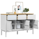 Sideboard Floro 114X43X74 Cm Solid Wood Pine