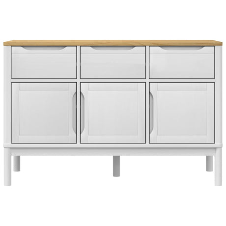 Sideboard Floro 114X43X74 Cm Solid Wood Pine
