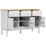 Sideboard Floro 114X43X74 Cm Solid Wood Pine