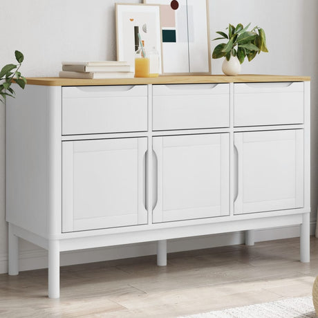 Sideboard Floro 114X43X74 Cm Solid Wood Pine