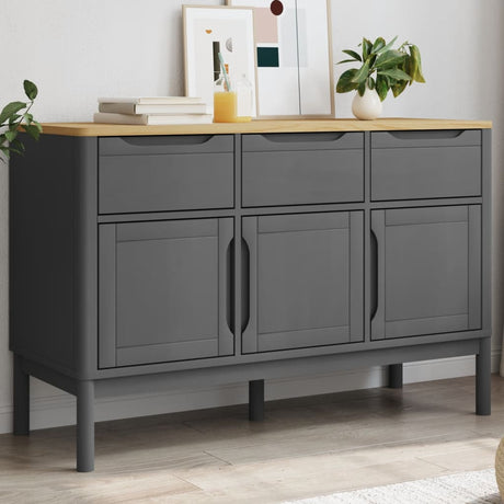 Sideboard Floro 114X43X74 Cm Solid Wood Pine