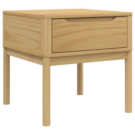 Lamp Table Floro 55X55X54 Cm Solid Wood Pine