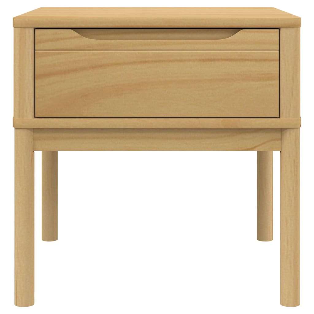 Lamp Table Floro 55X55X54 Cm Solid Wood Pine