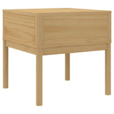 Lamp Table Floro 55X55X54 Cm Solid Wood Pine