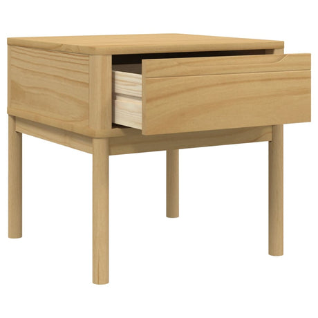 Lamp Table Floro 55X55X54 Cm Solid Wood Pine