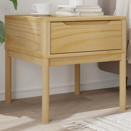 Lamp Table Floro 55X55X54 Cm Solid Wood Pine
