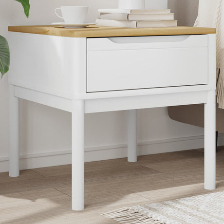 Lamp Table Floro 55X55X54 Cm Solid Wood Pine