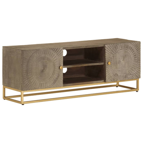 Tv Cabinet Solid Wood Mango And Iron