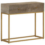 Tv Cabinet Solid Wood Mango And Iron