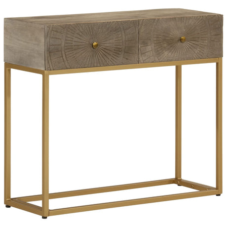 Tv Cabinet Solid Wood Mango And Iron