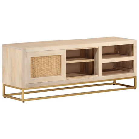 Tv Cabinet Solid Wood Mango And Iron