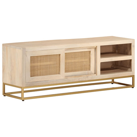 Tv Cabinet Solid Wood Mango And Iron