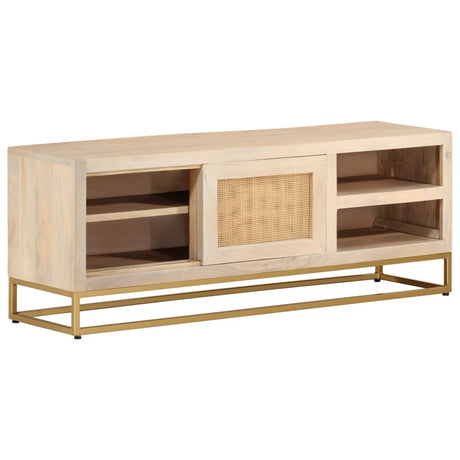Tv Cabinet Solid Wood Mango And Iron