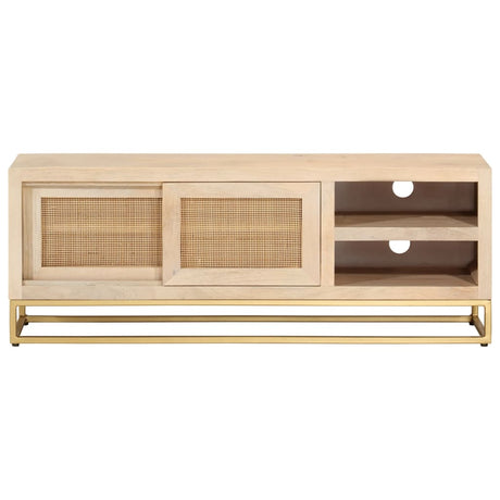 Tv Cabinet Solid Wood Mango And Iron