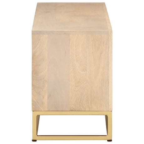 Tv Cabinet Solid Wood Mango And Iron