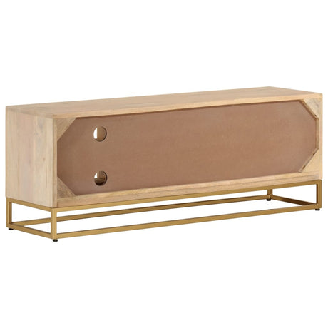 Tv Cabinet Solid Wood Mango And Iron