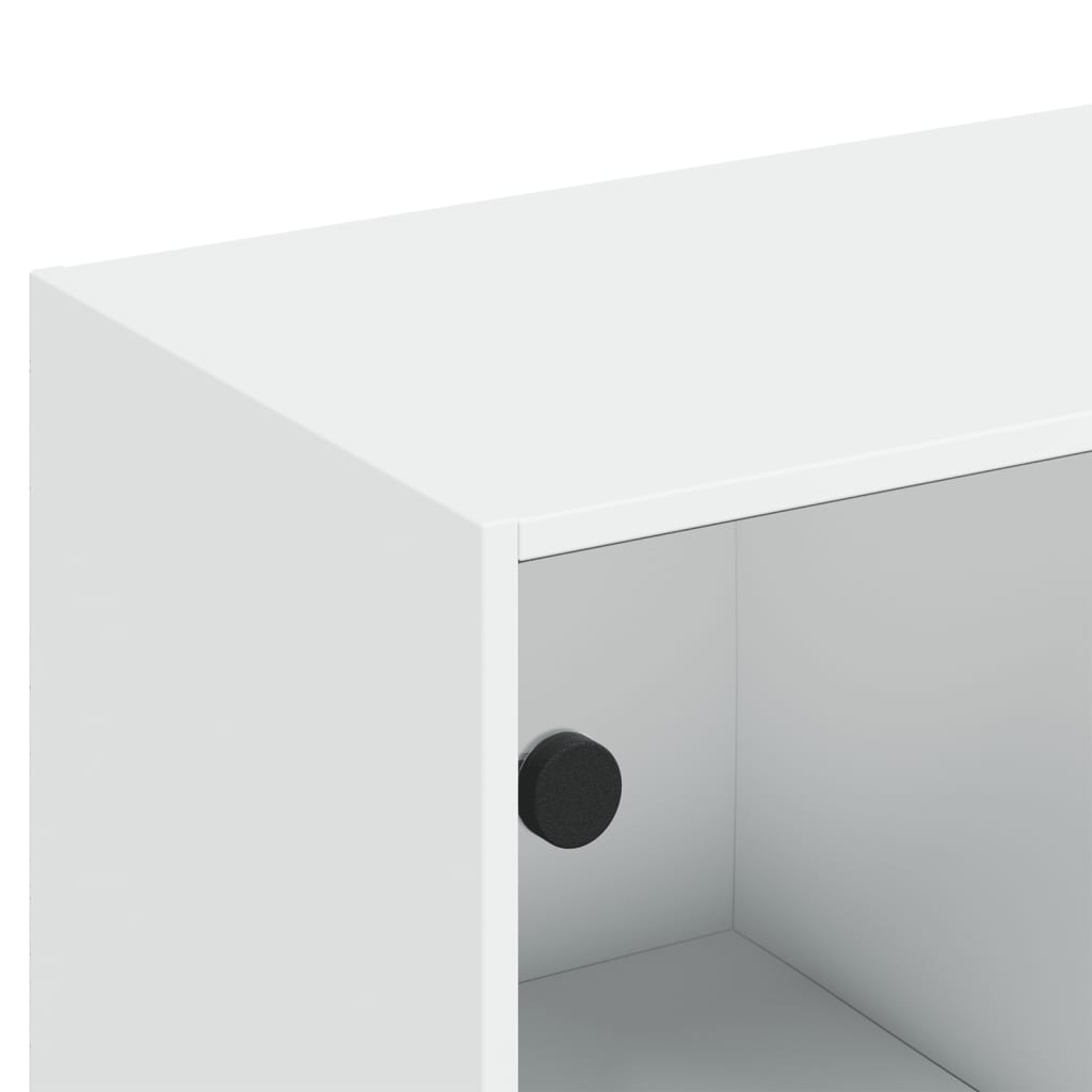 Bookcase With Doors 136X37X142 Cm Engineered Wood