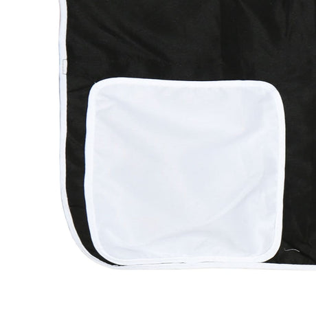 Kids' Loft Bed With Tunnel Without Mattress White&Black 80X200Cm