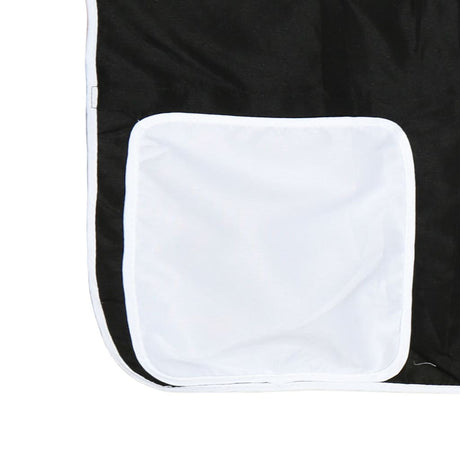 Kids' Loft Bed With Tunnel Without Mattress White&Black 80X200Cm