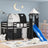 Kids' Loft Bed With Tower Without Mattress Blue