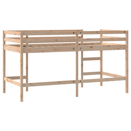 Kids' Loft Bed Without Mattress With Ladder