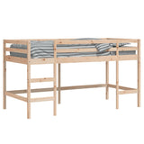 Kids' Loft Bed Without Mattress With Ladder