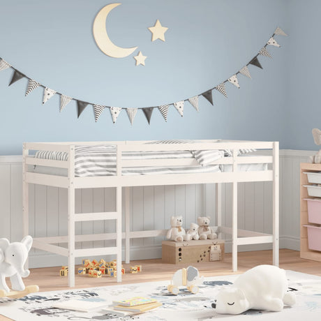 Kids' Loft Bed Without Mattress With Ladder