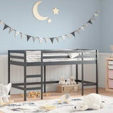 Kids' Loft Bed Without Mattress With Ladder